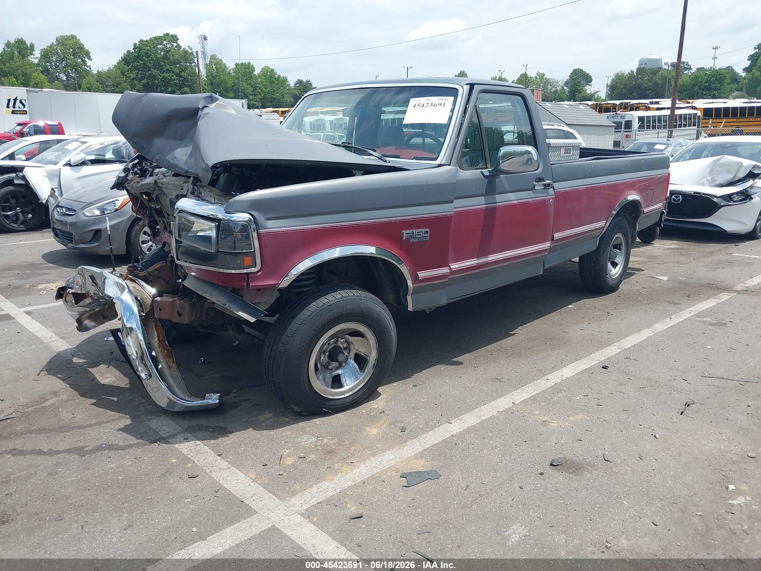 1993 Ford F150   Gray vin: 2FTEF15N4PCB04539