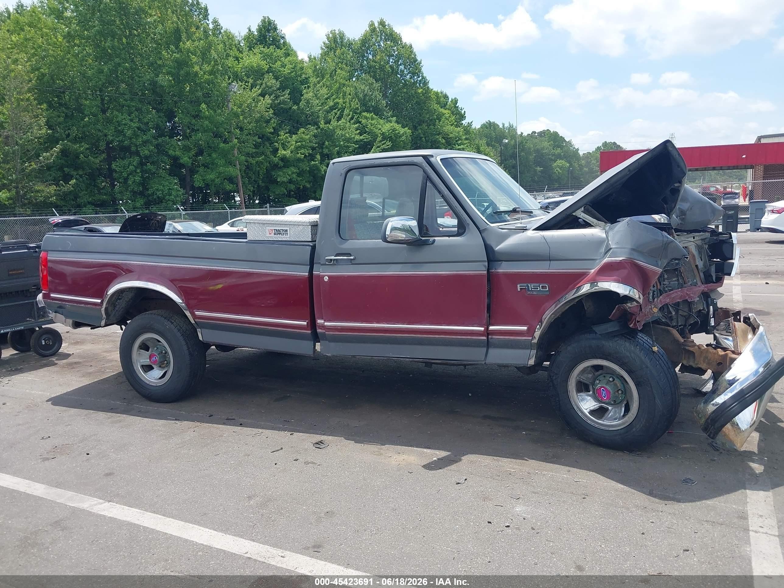 1993 Ford F150   Gray vin: 2FTEF15N4PCB04539