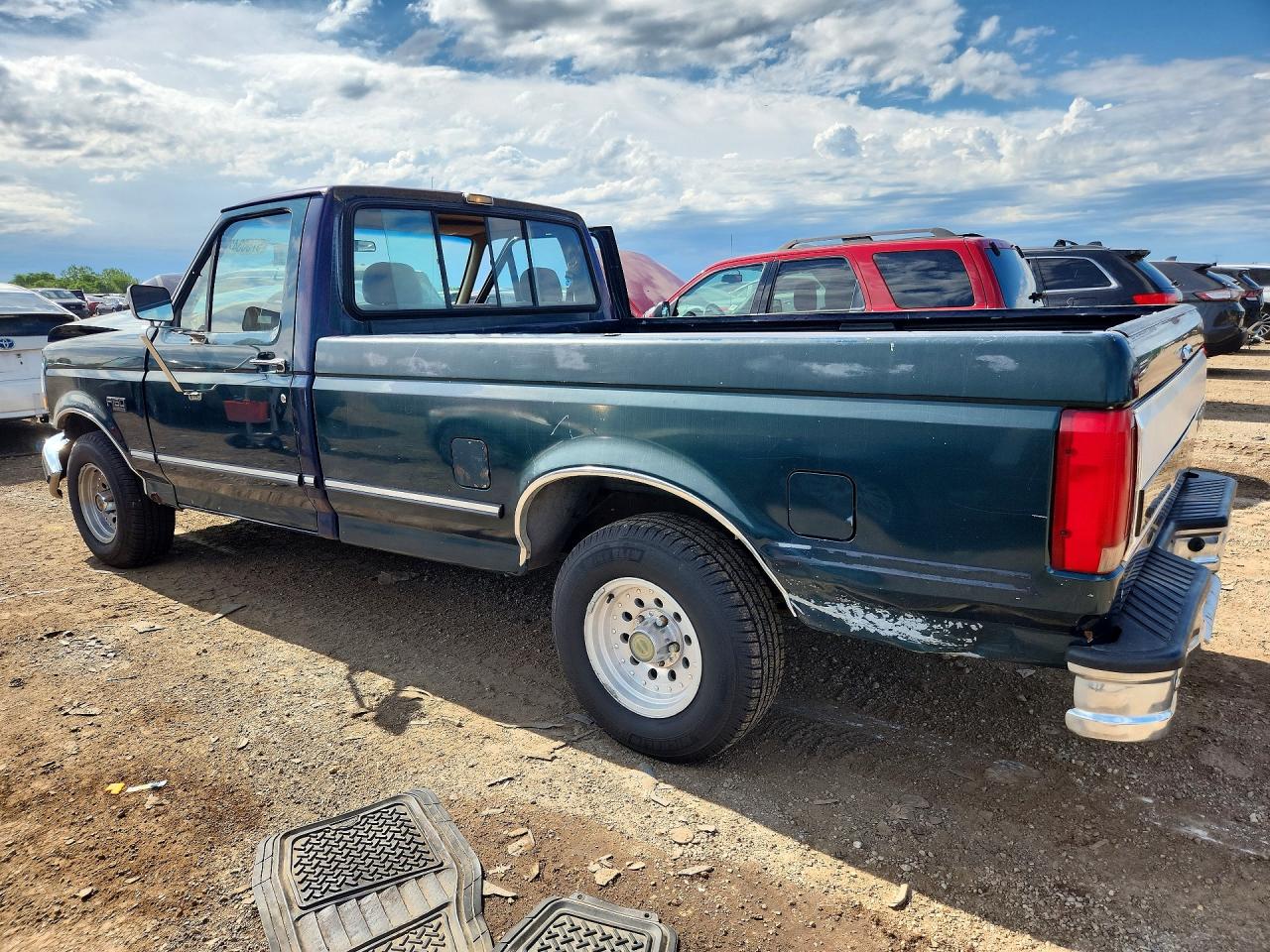 1992 Ford F150 Green vin: 2FTEF15N8NCA56878