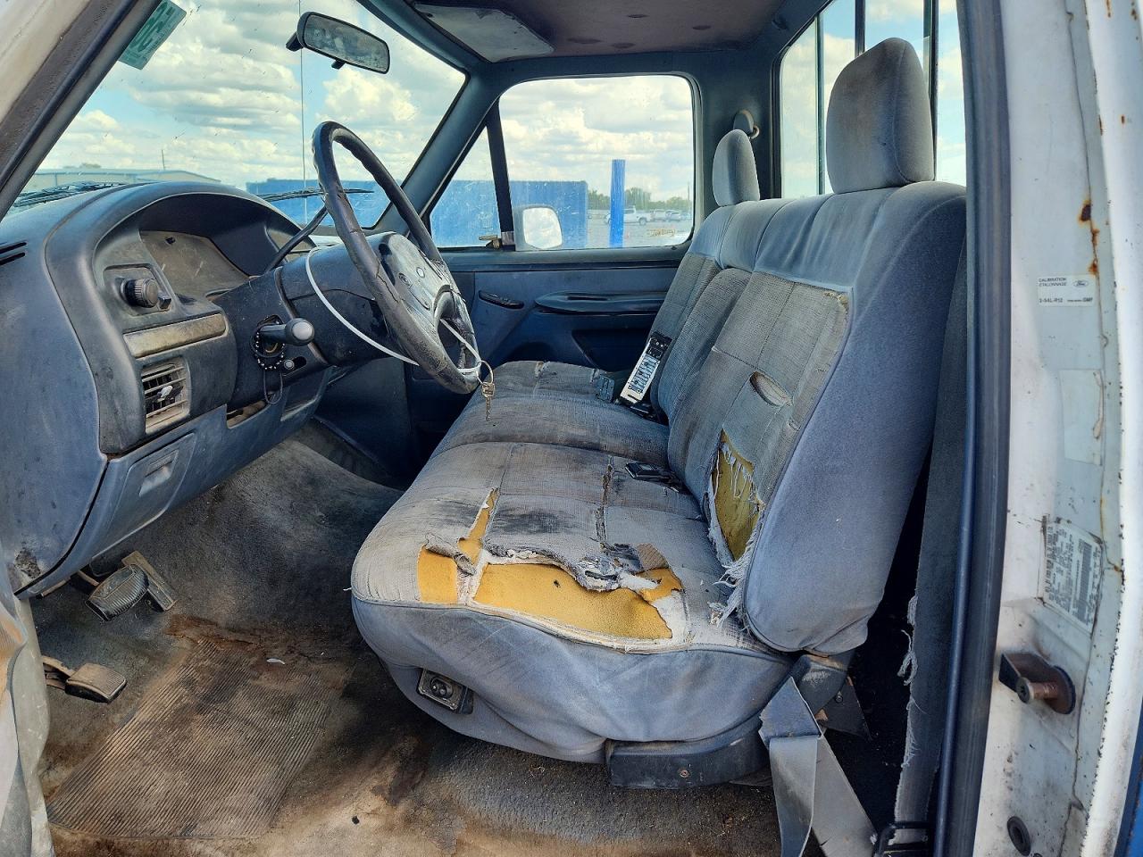 1993 Ford F150 White vin: 2FTEF15N9PCA64829