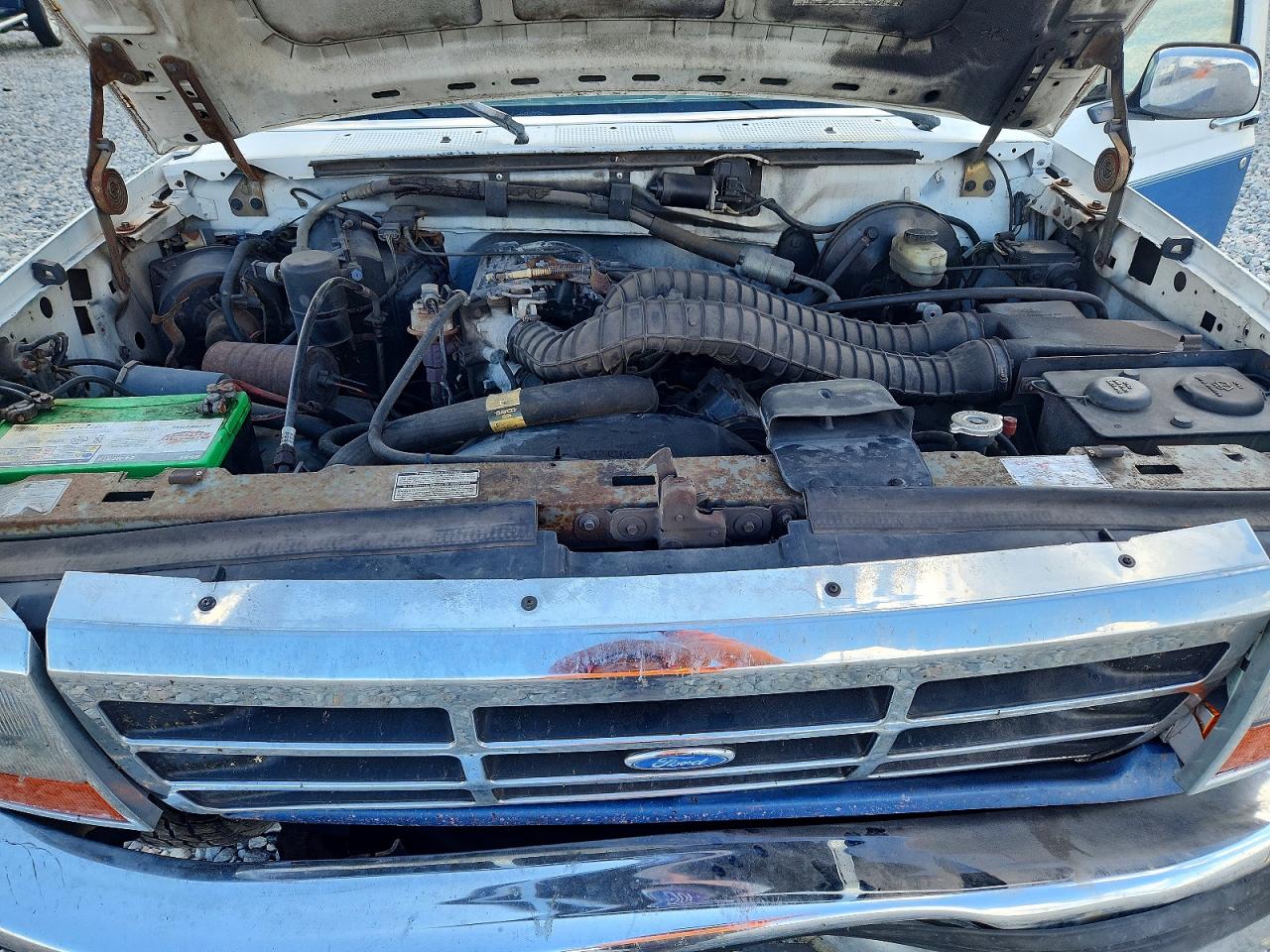 1993 Ford F150 White vin: 2FTEF15N9PCA64829