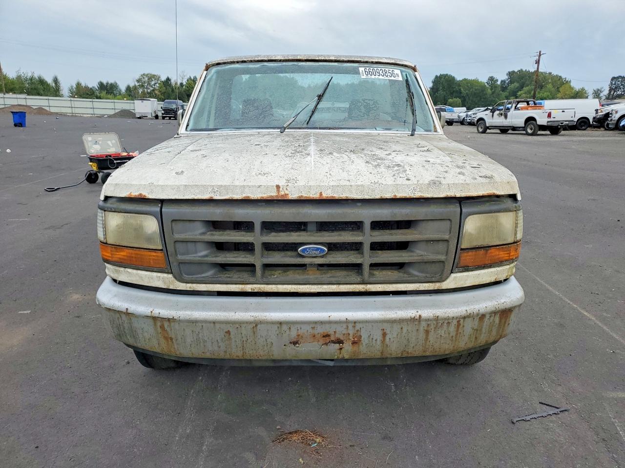1992 Ford F150 White vin: 2FTEF15Y4NCA59979
