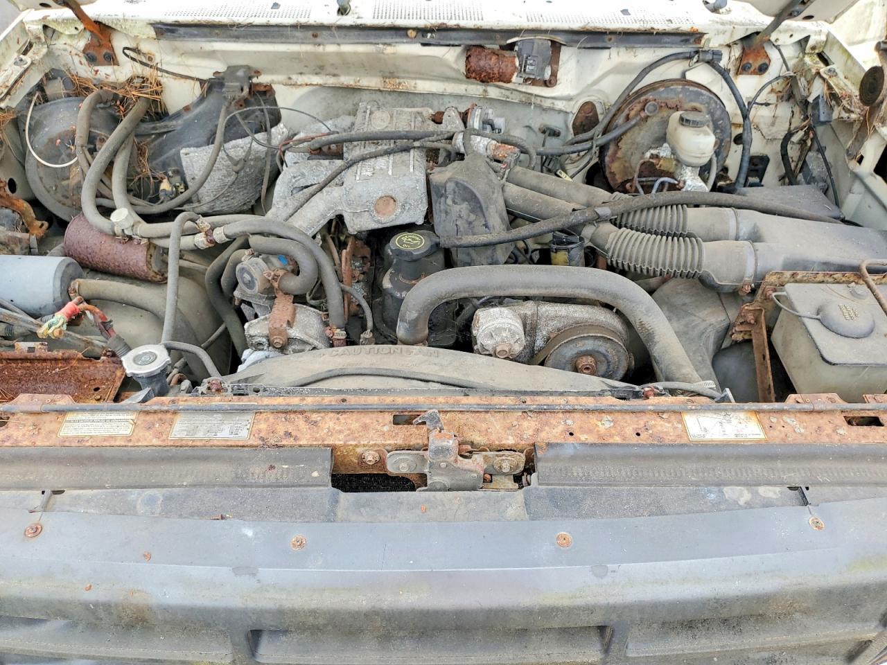1992 Ford F150 White vin: 2FTEF15Y4NCA59979
