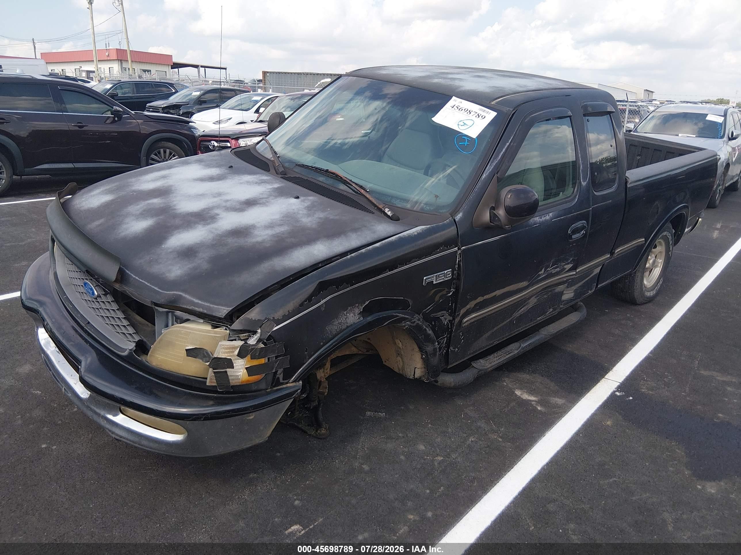 1997 Ford F-150 Lariat/xl/xlt Black vin: 2FTEX18L3VCA19986