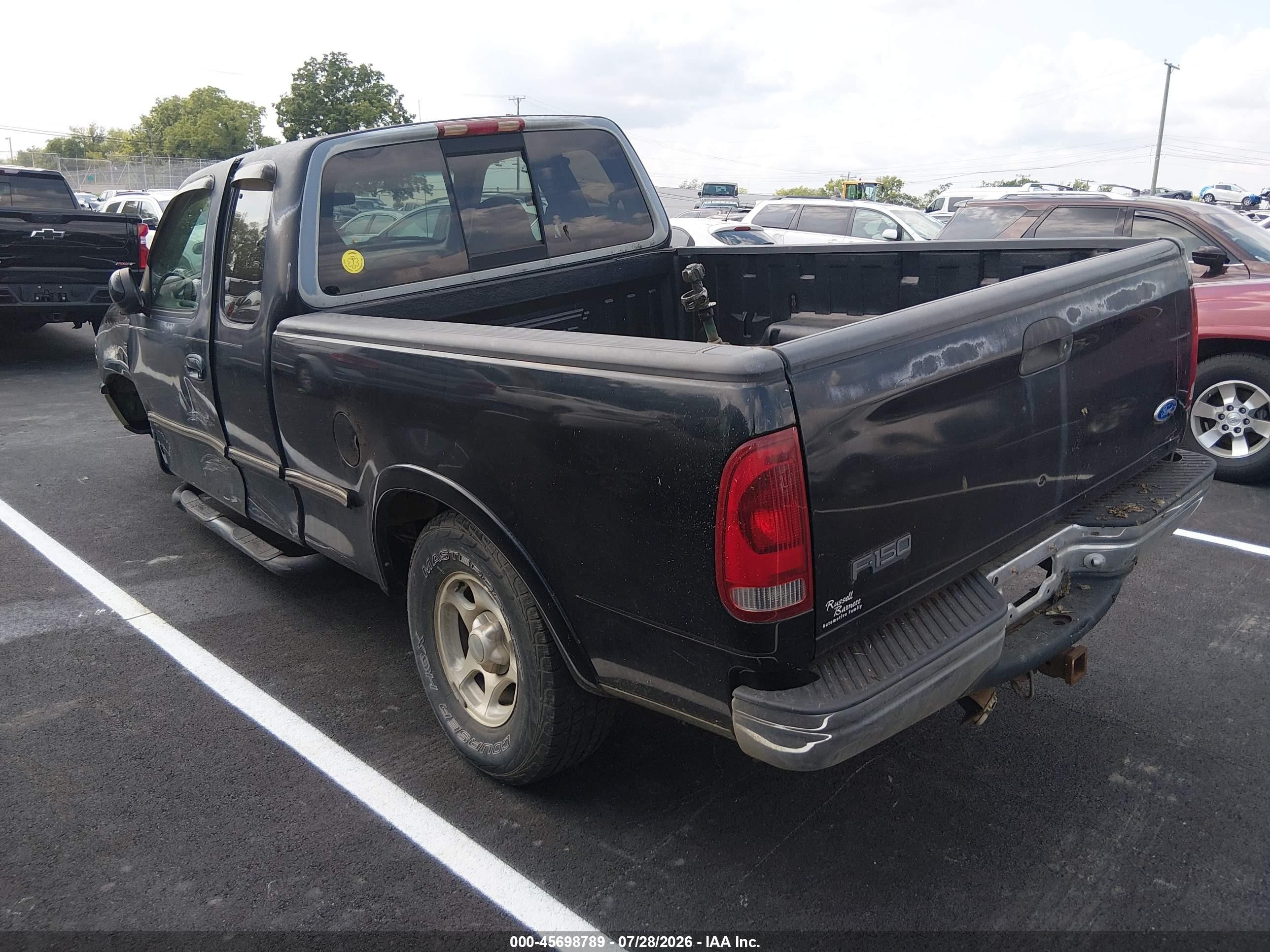 1997 Ford F-150 Lariat/xl/xlt Black vin: 2FTEX18L3VCA19986