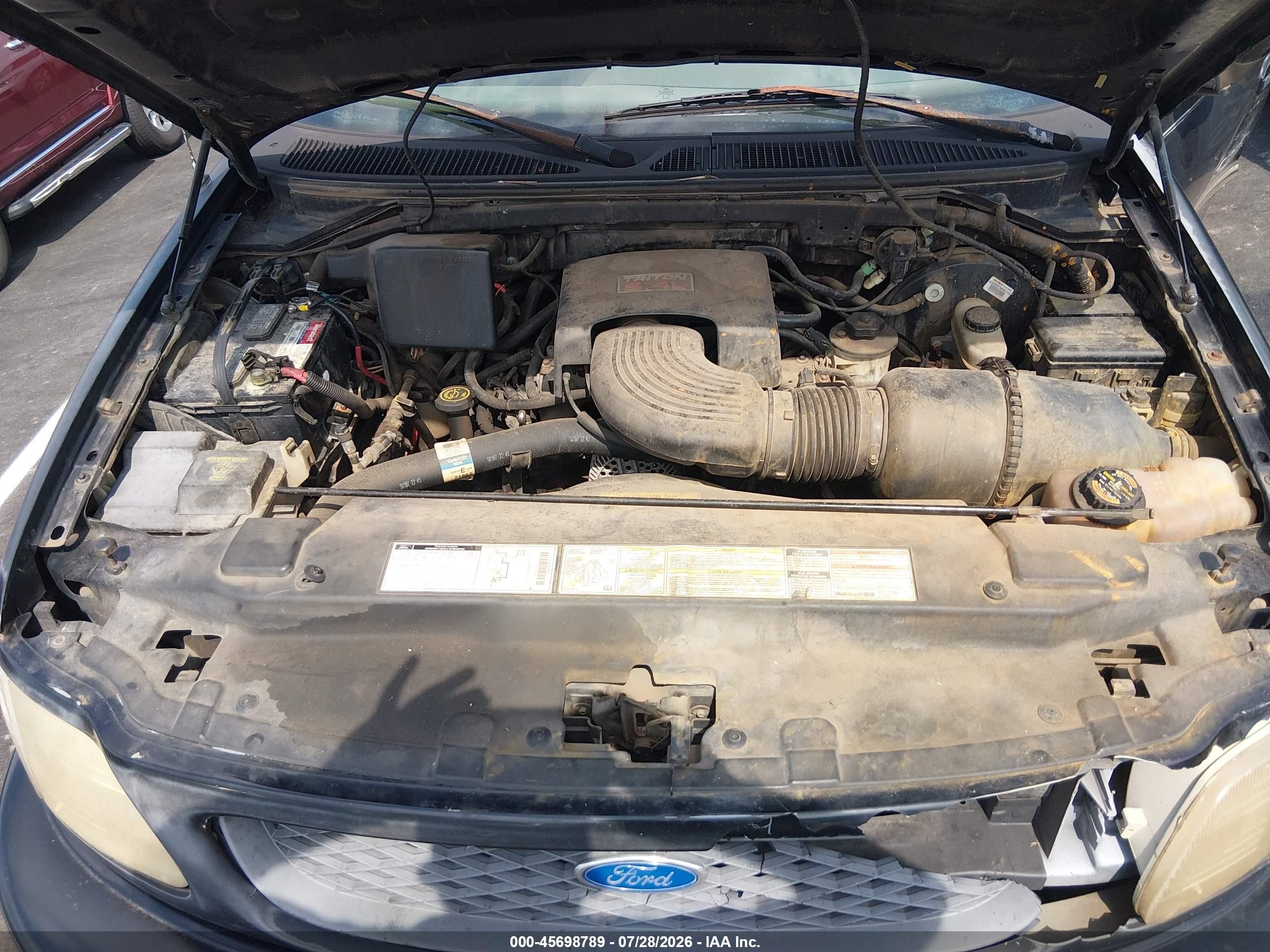 1997 Ford F-150 Lariat/xl/xlt Black vin: 2FTEX18L3VCA19986