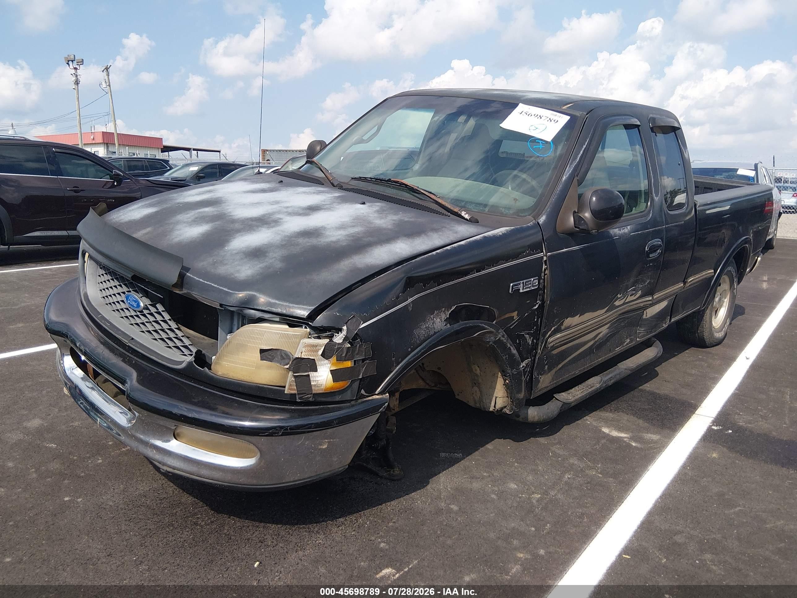 1997 Ford F-150 Lariat/xl/xlt Black vin: 2FTEX18L3VCA19986