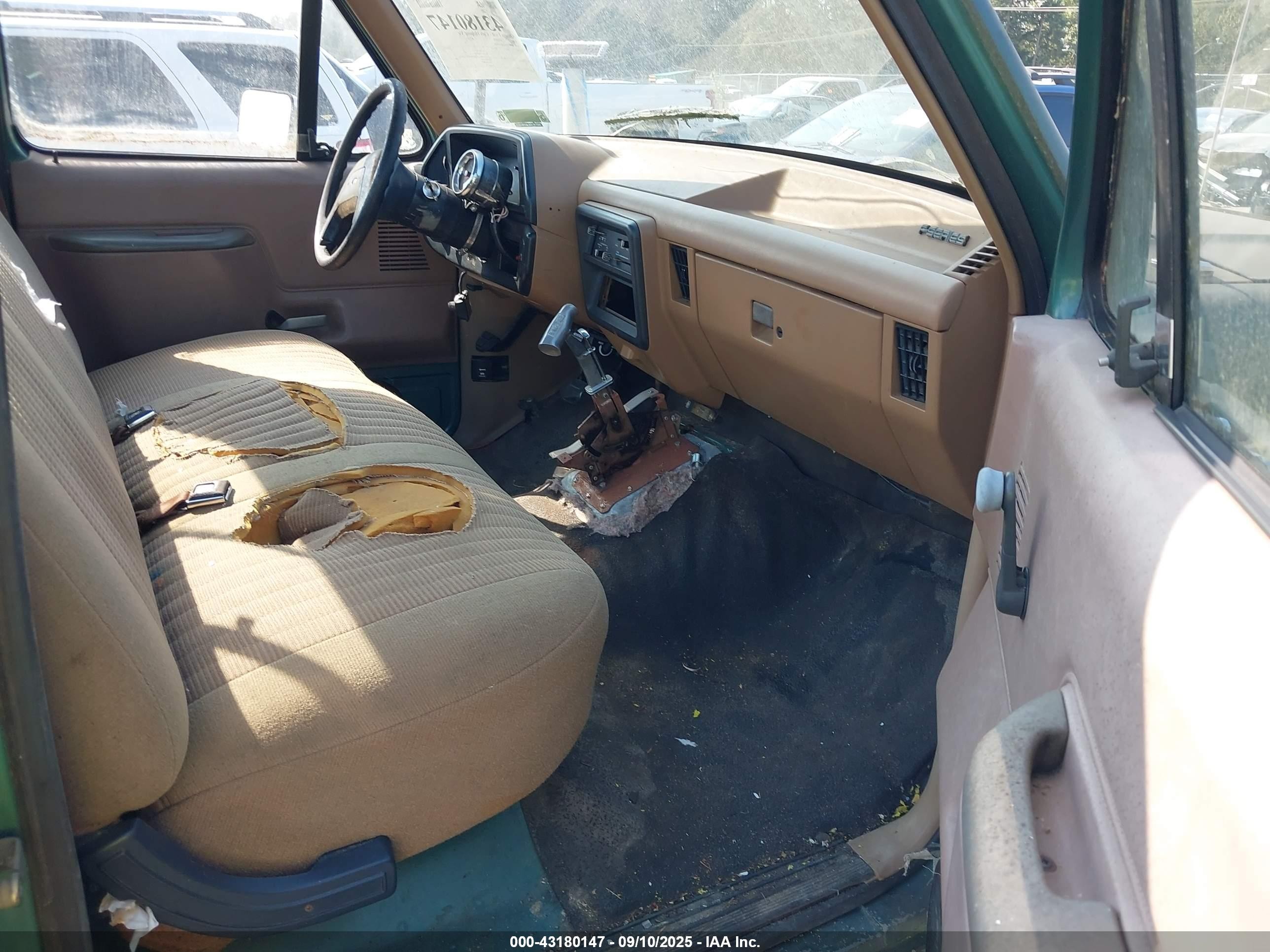 1987 Ford F250   Green vin: 2FTFF25N1HCA70815