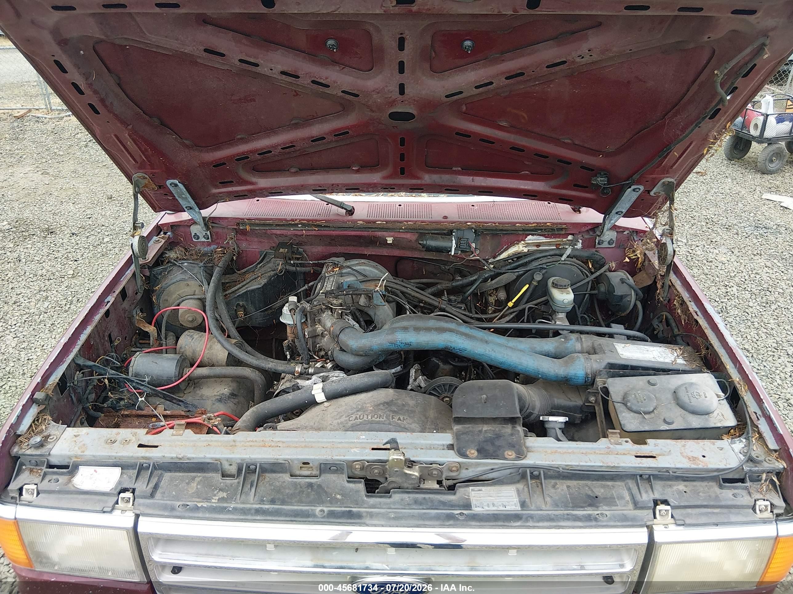 1988 Ford F250   Red vin: 2FTFF25N1JCB02586