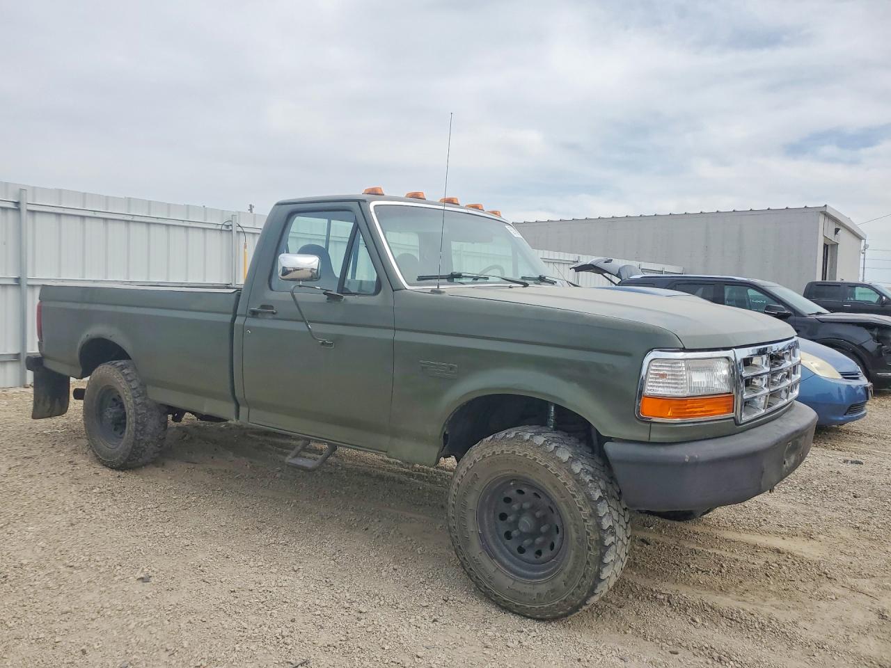 1996 Ford F250 Green vin: 2FTHF25F0TCA24418