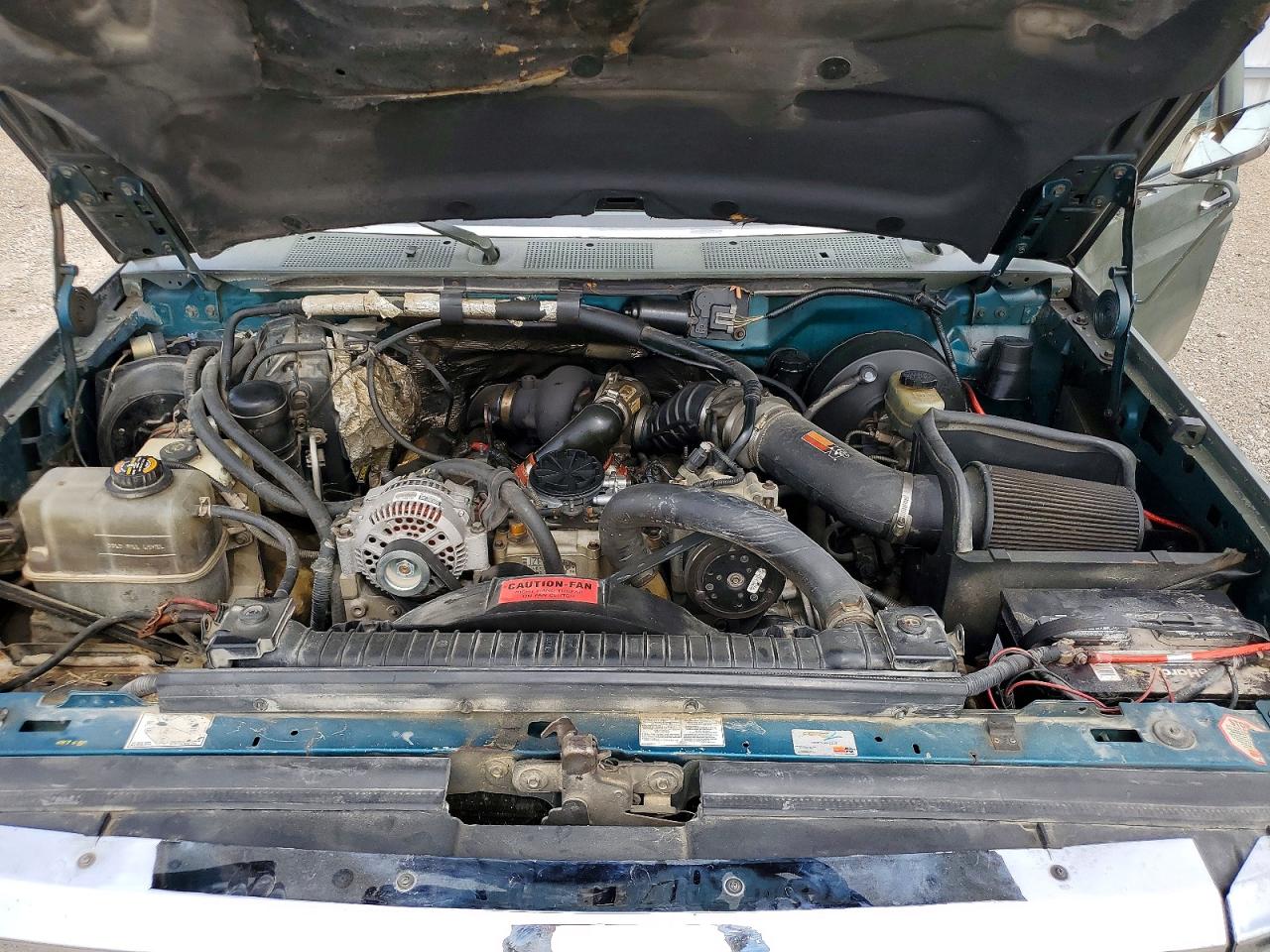 1996 Ford F250 Green vin: 2FTHF25F0TCA24418