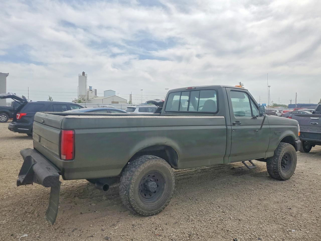 1996 Ford F250 Green vin: 2FTHF25F0TCA24418