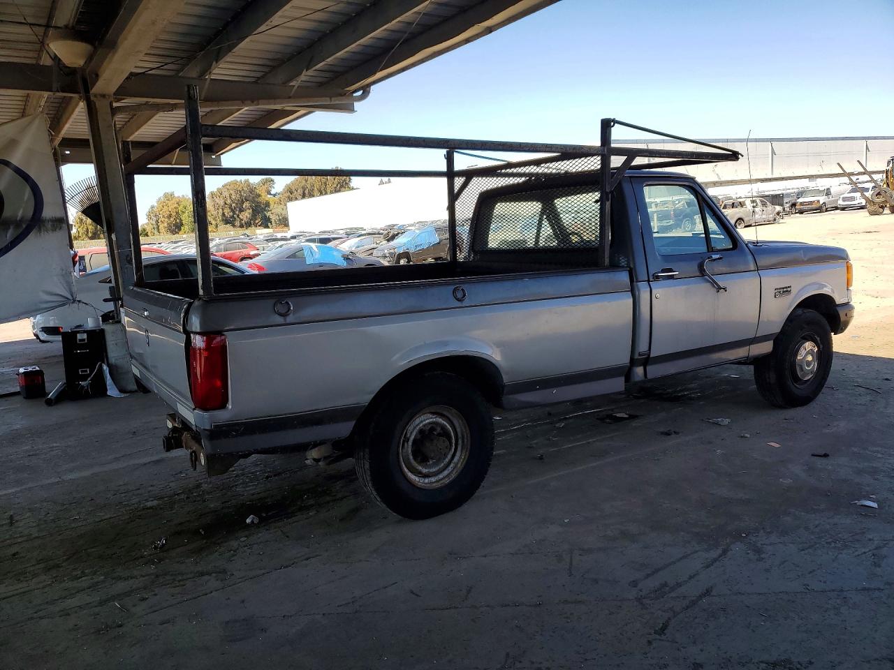 1991 Ford F250 Silver vin: 2FTHF25H6MCA65798
