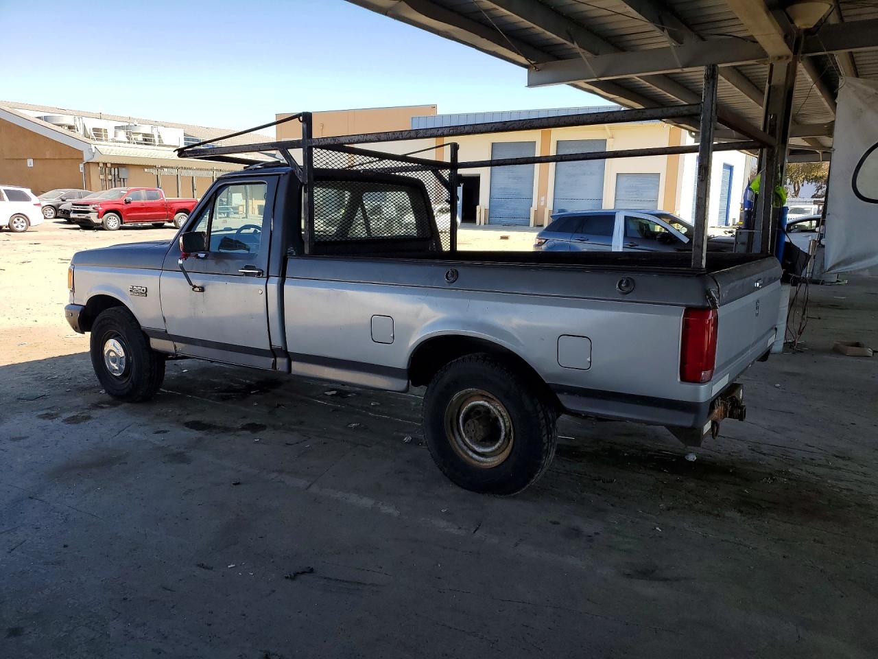 1991 Ford F250 Silver vin: 2FTHF25H6MCA65798