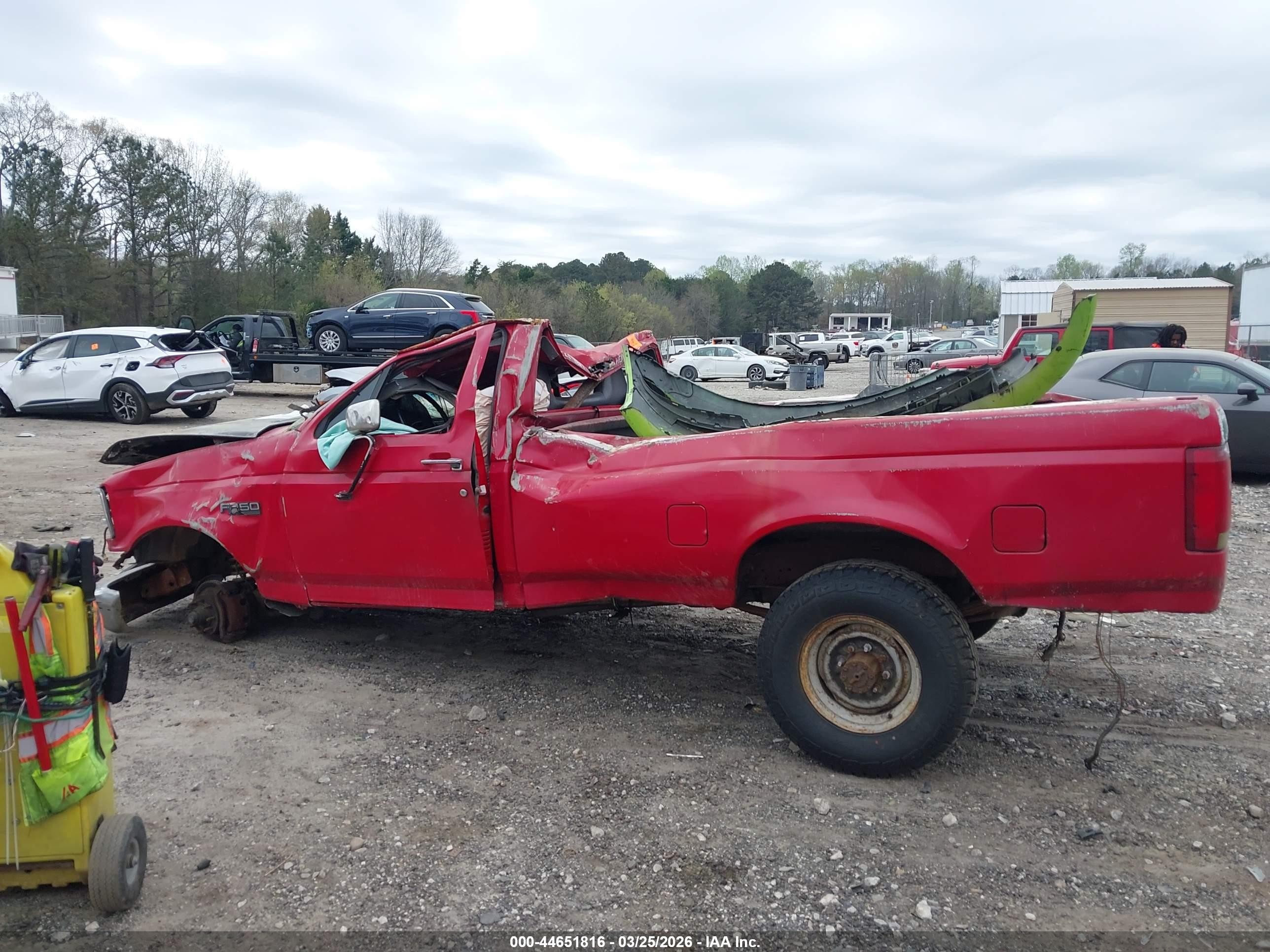 1996 Ford F250   Red vin: 2FTHF25H9TCA60920