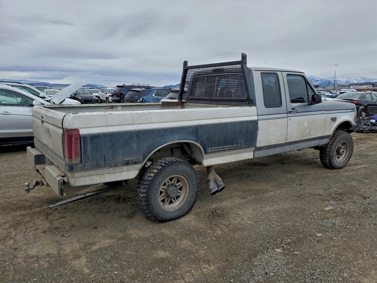 1993 Ford F250 Двухцветный vin: 2FTHF26C4PCB25696