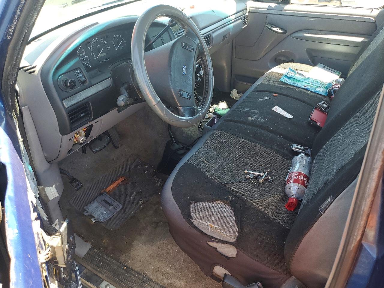 1995 Ford F250 Blue vin: 2FTHF26F3SCA00577