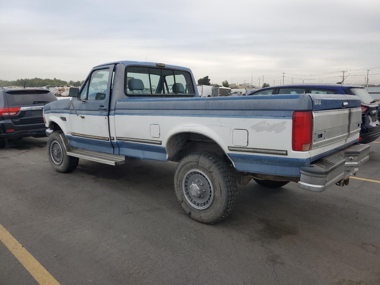 1993 Ford F250 Blue vin: 2FTHF26G0PCB30669