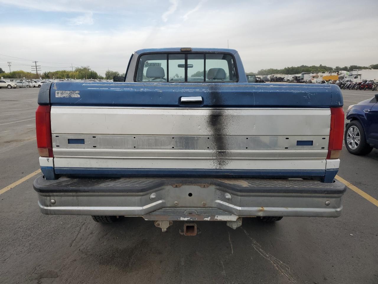 1993 Ford F250 Blue vin: 2FTHF26G0PCB30669