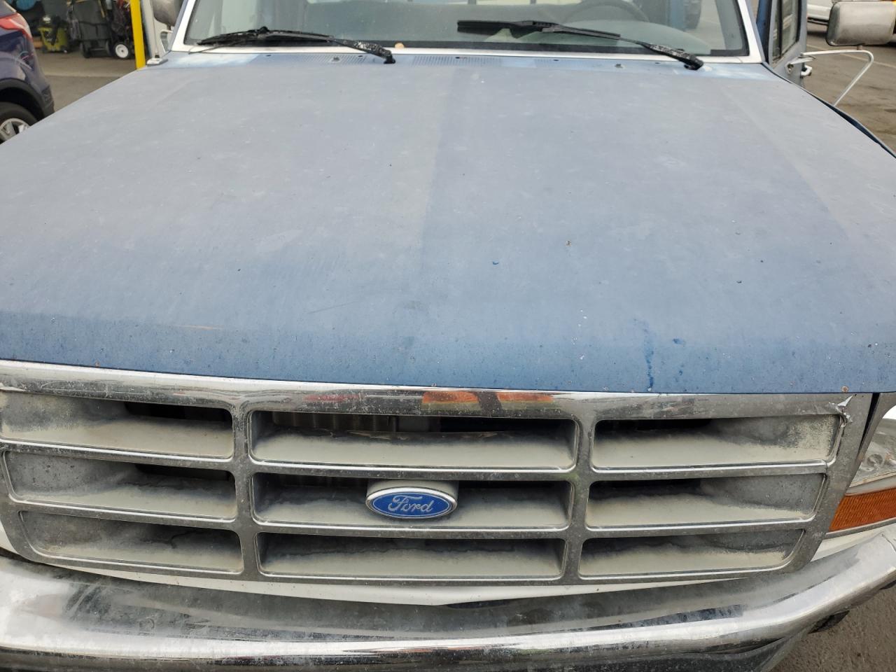 1993 Ford F250 Blue vin: 2FTHF26G0PCB30669