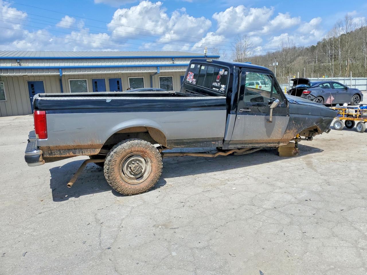 1991 Ford F250 Super Duty Black vin: 2FTHF26G1MCA16191