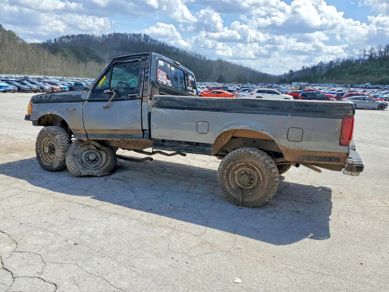 1991 Ford F250 Super Duty Black vin: 2FTHF26G1MCA16191