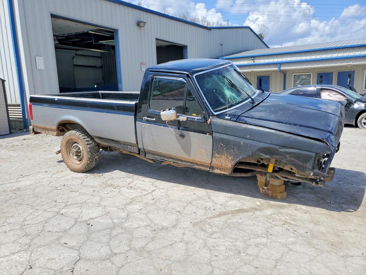 1991 Ford F250 Super Duty Black vin: 2FTHF26G1MCA16191