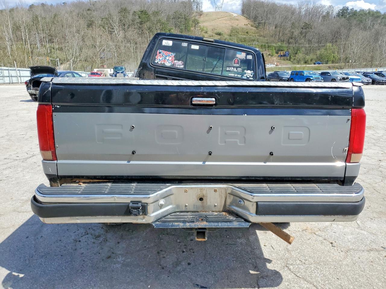 1991 Ford F250 Super Duty Black vin: 2FTHF26G1MCA16191