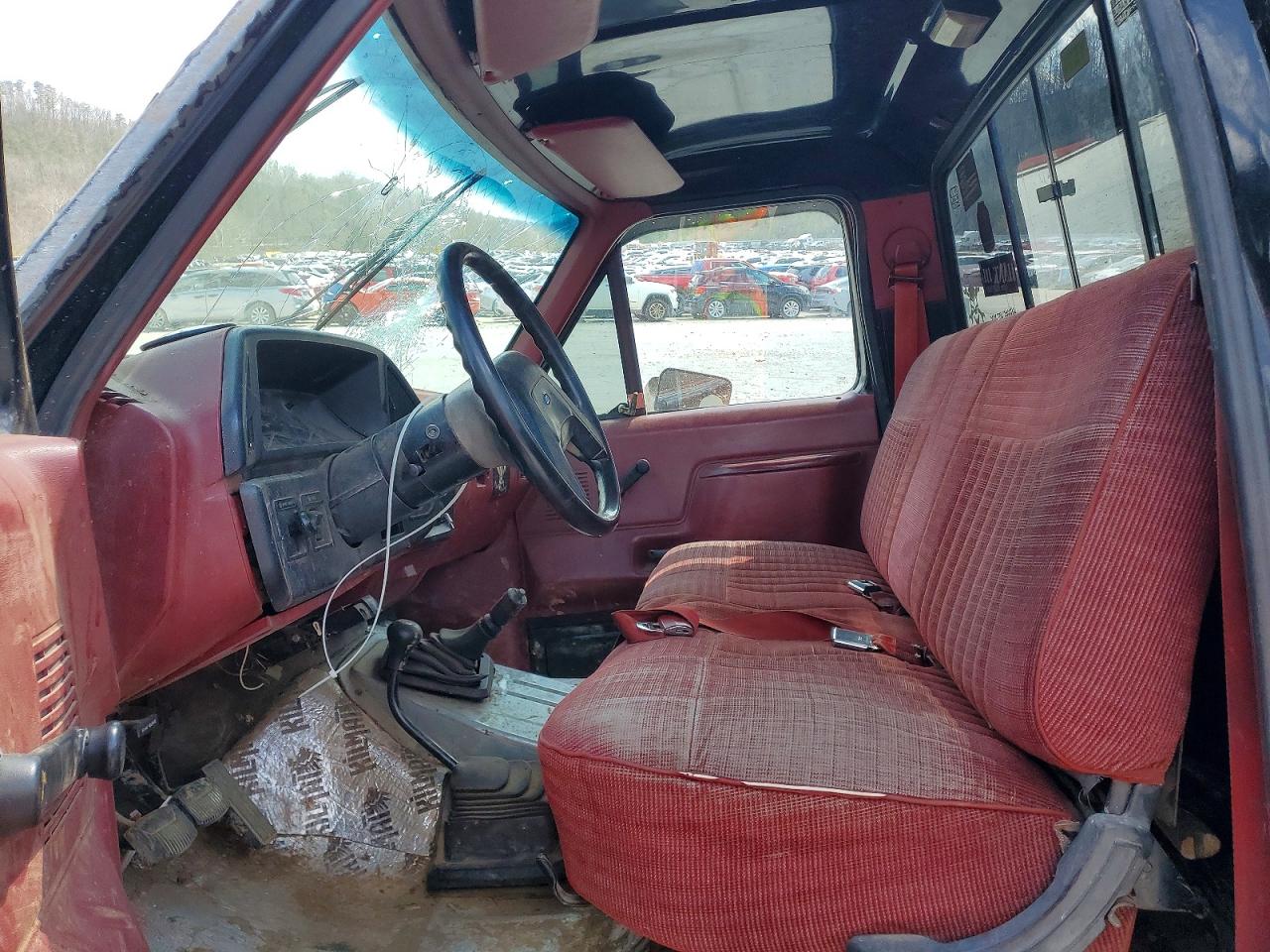 1991 Ford F250 Super Duty Black vin: 2FTHF26G1MCA16191