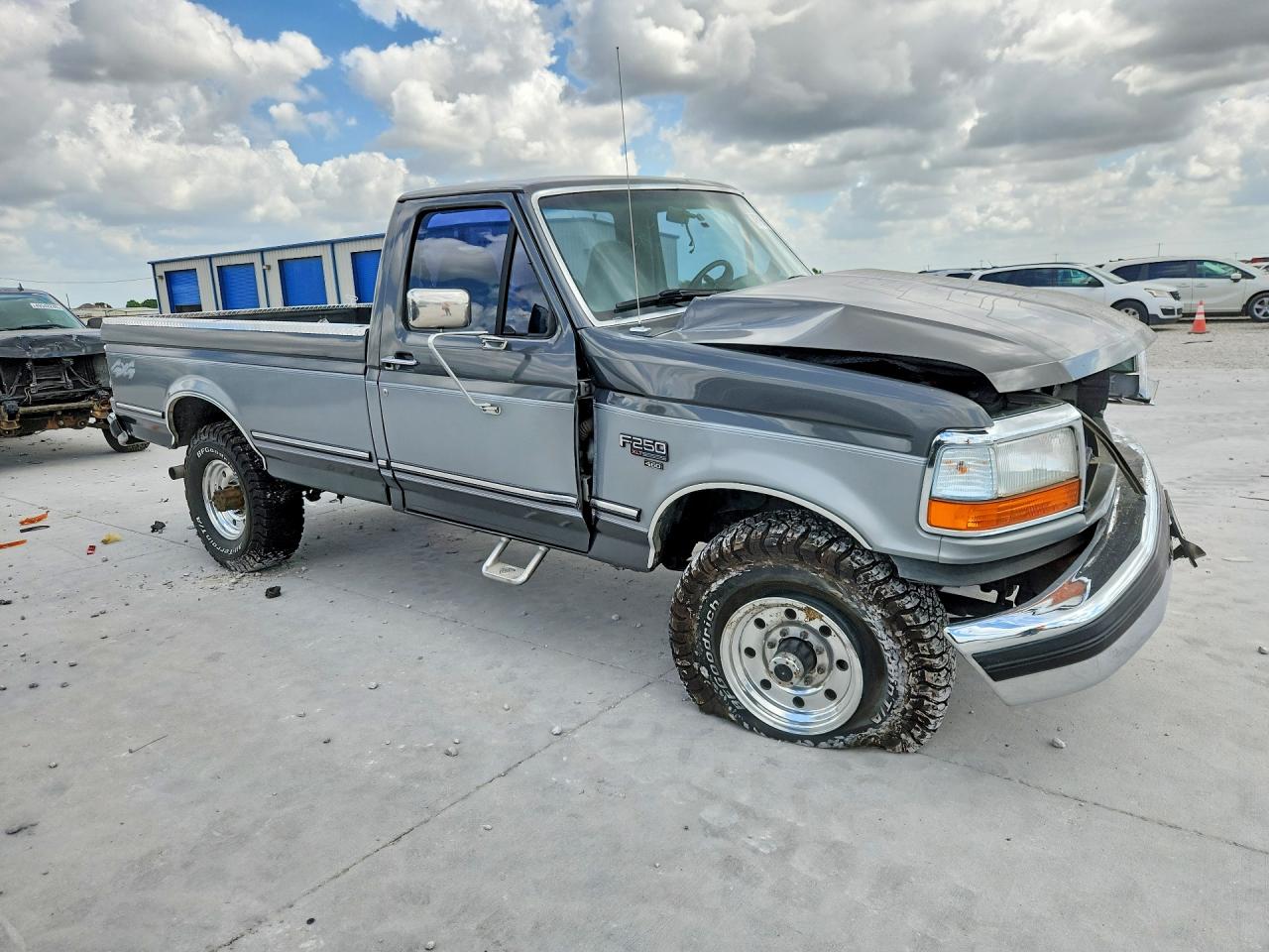 1995 Ford F250 Gray vin: 2FTHF26G6SCA79414