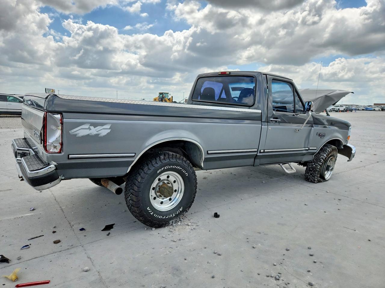 1995 Ford F250 Gray vin: 2FTHF26G6SCA79414
