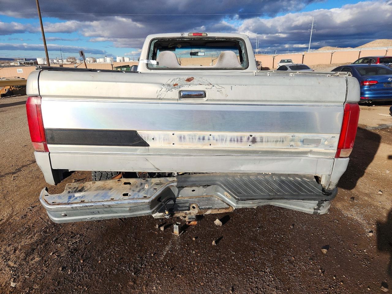 1995 Ford F250 Silver vin: 2FTHF26H2SCA76826