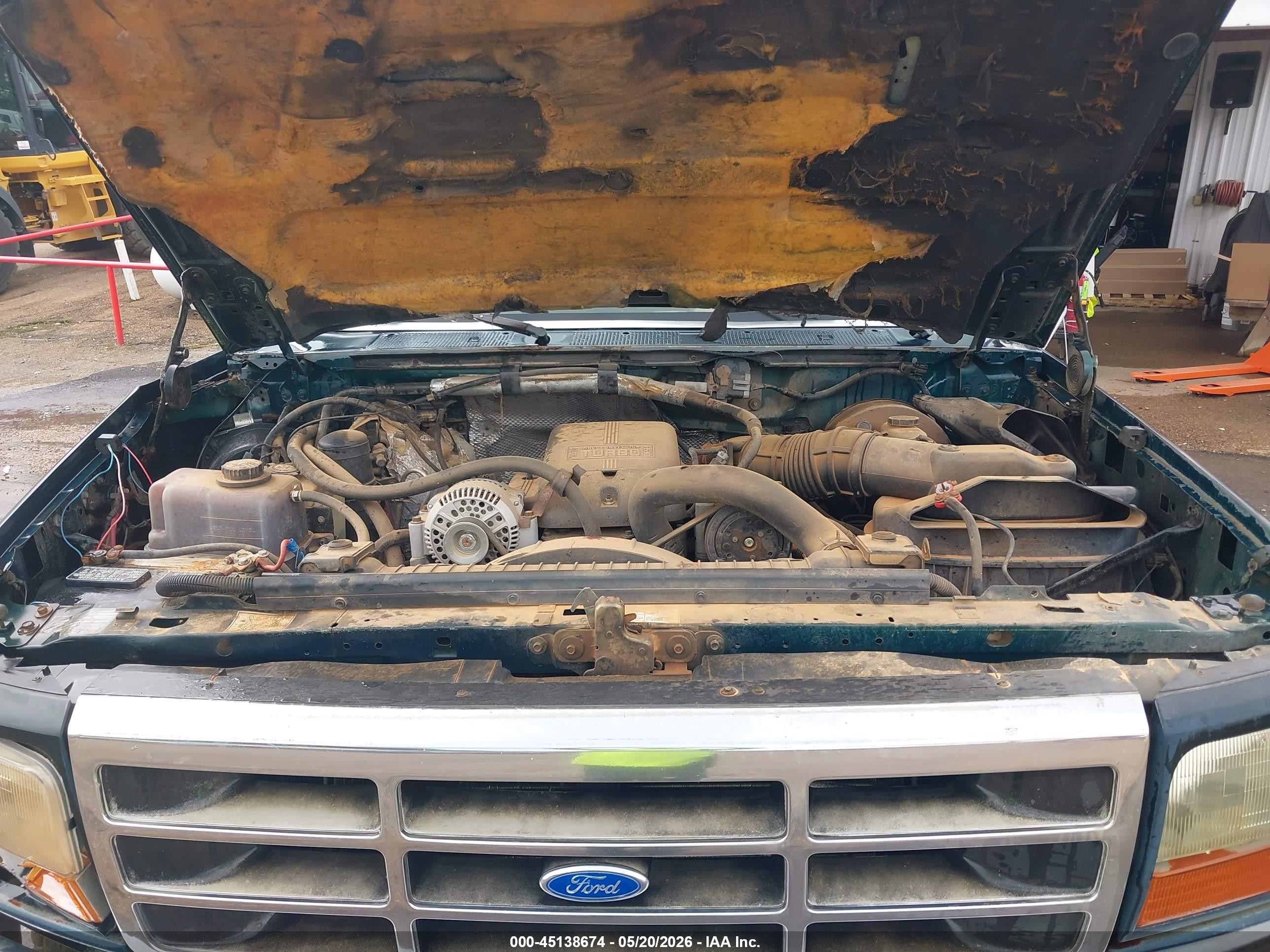 1995 Ford F350   Green vin: 2FTJF35F9SCA52336