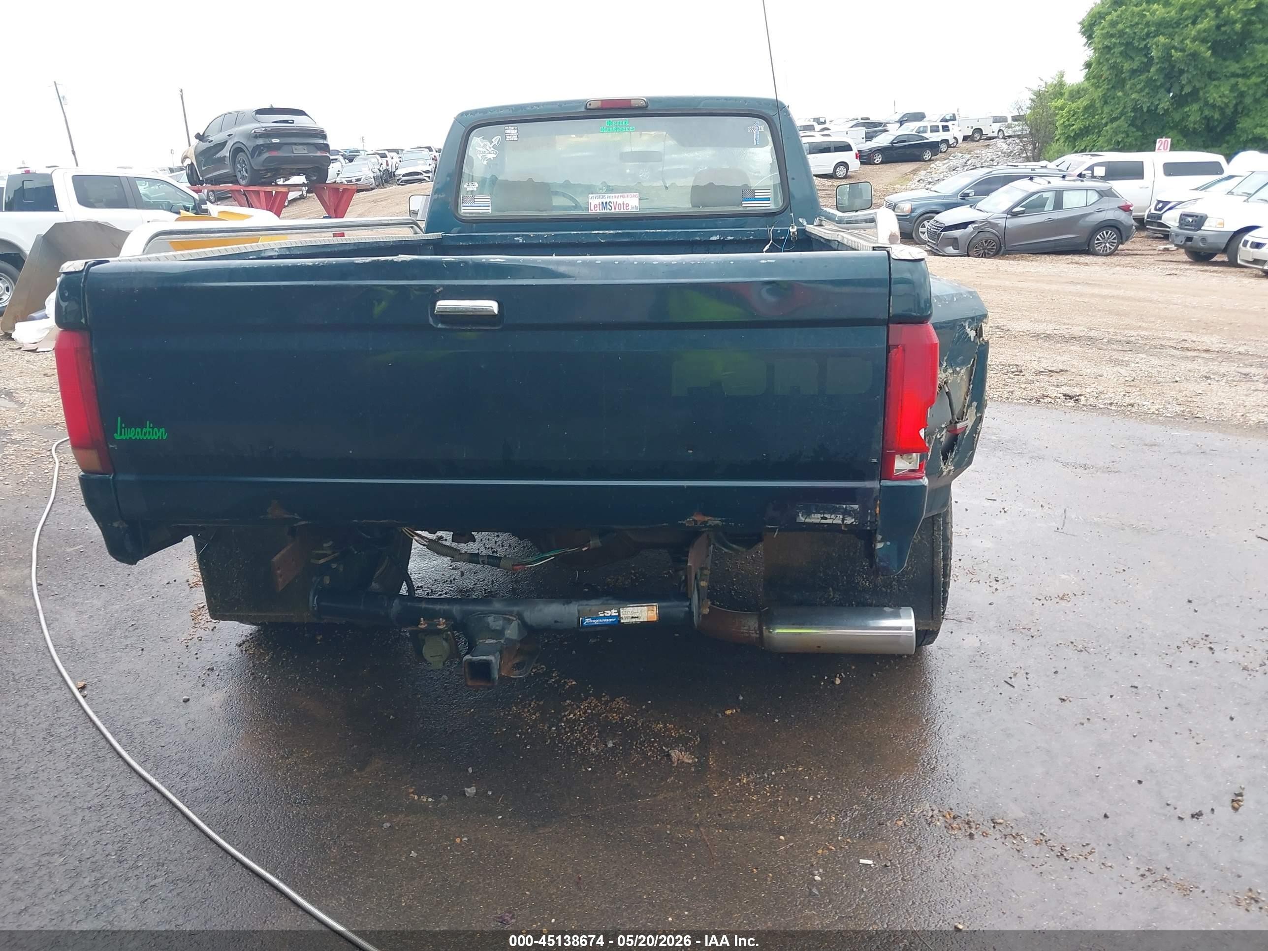 1995 Ford F350   Green vin: 2FTJF35F9SCA52336