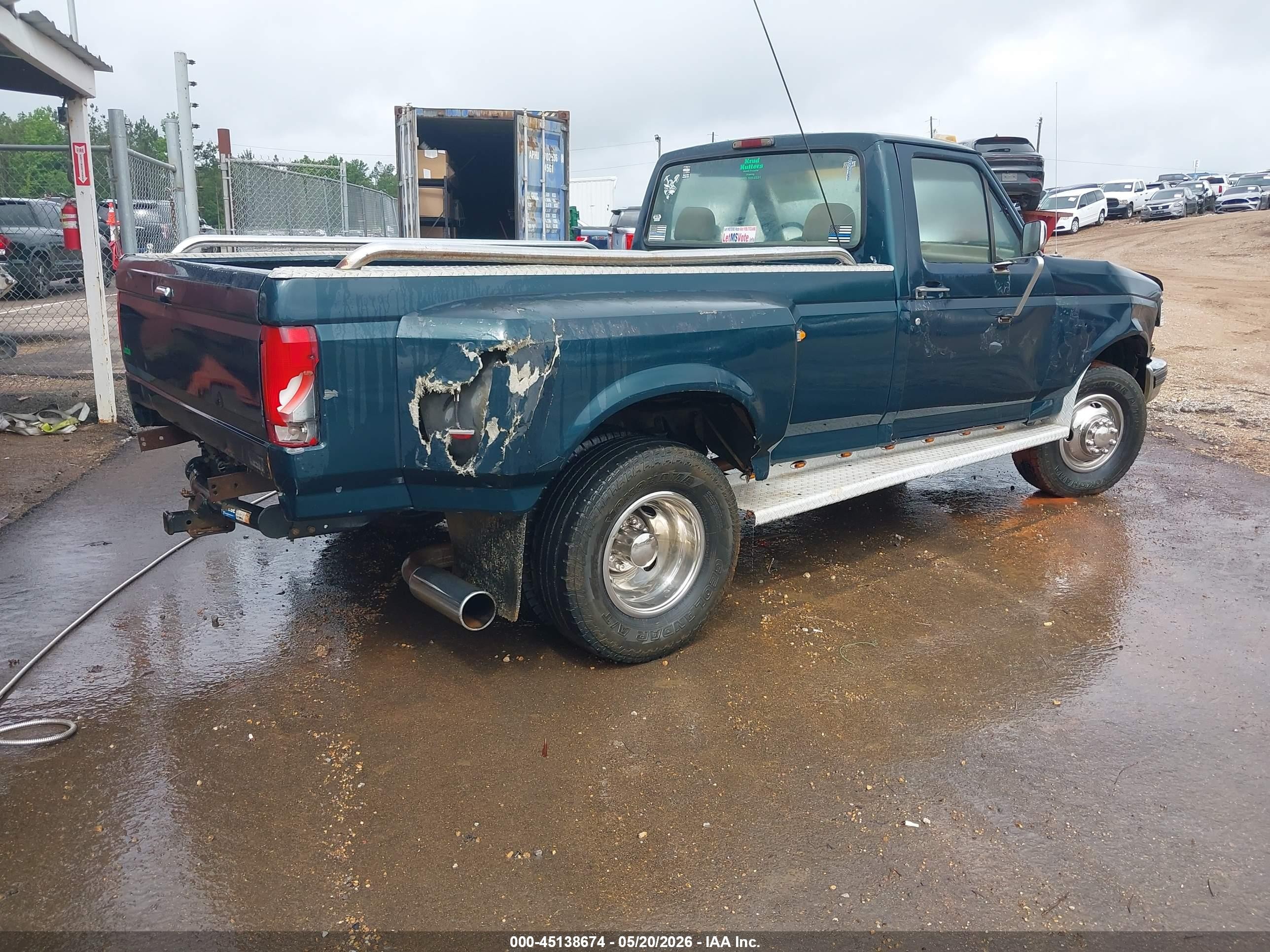 1995 Ford F350   Green vin: 2FTJF35F9SCA52336