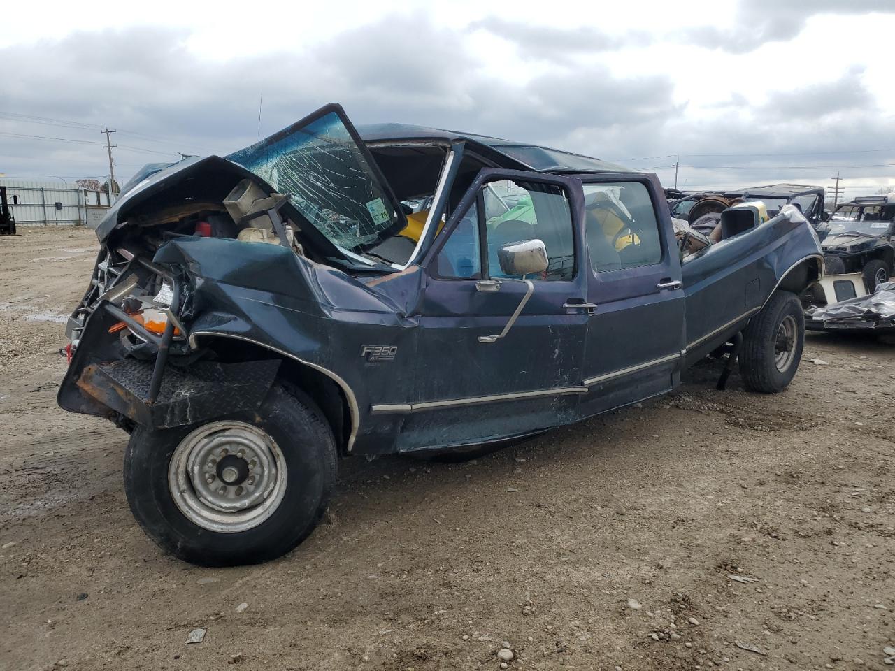1993 Ford F350 Green vin: 2FTJW35C4PCB34875