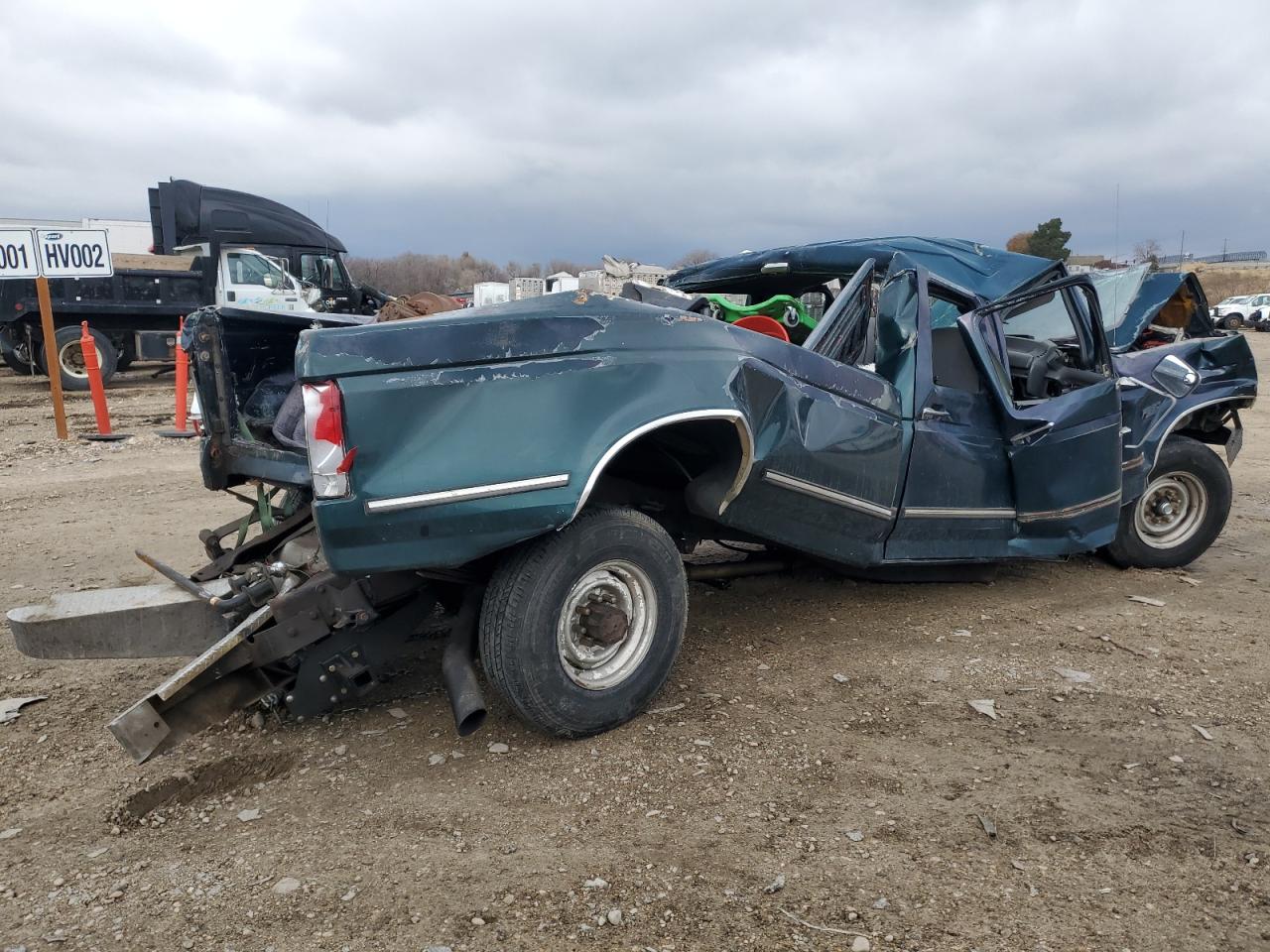1993 Ford F350 Green vin: 2FTJW35C4PCB34875
