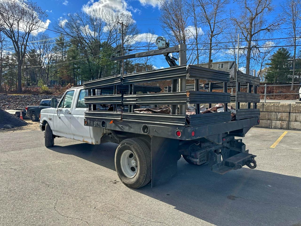 1989 Ford F350 White vin: 2FTJW35M1KCA47551