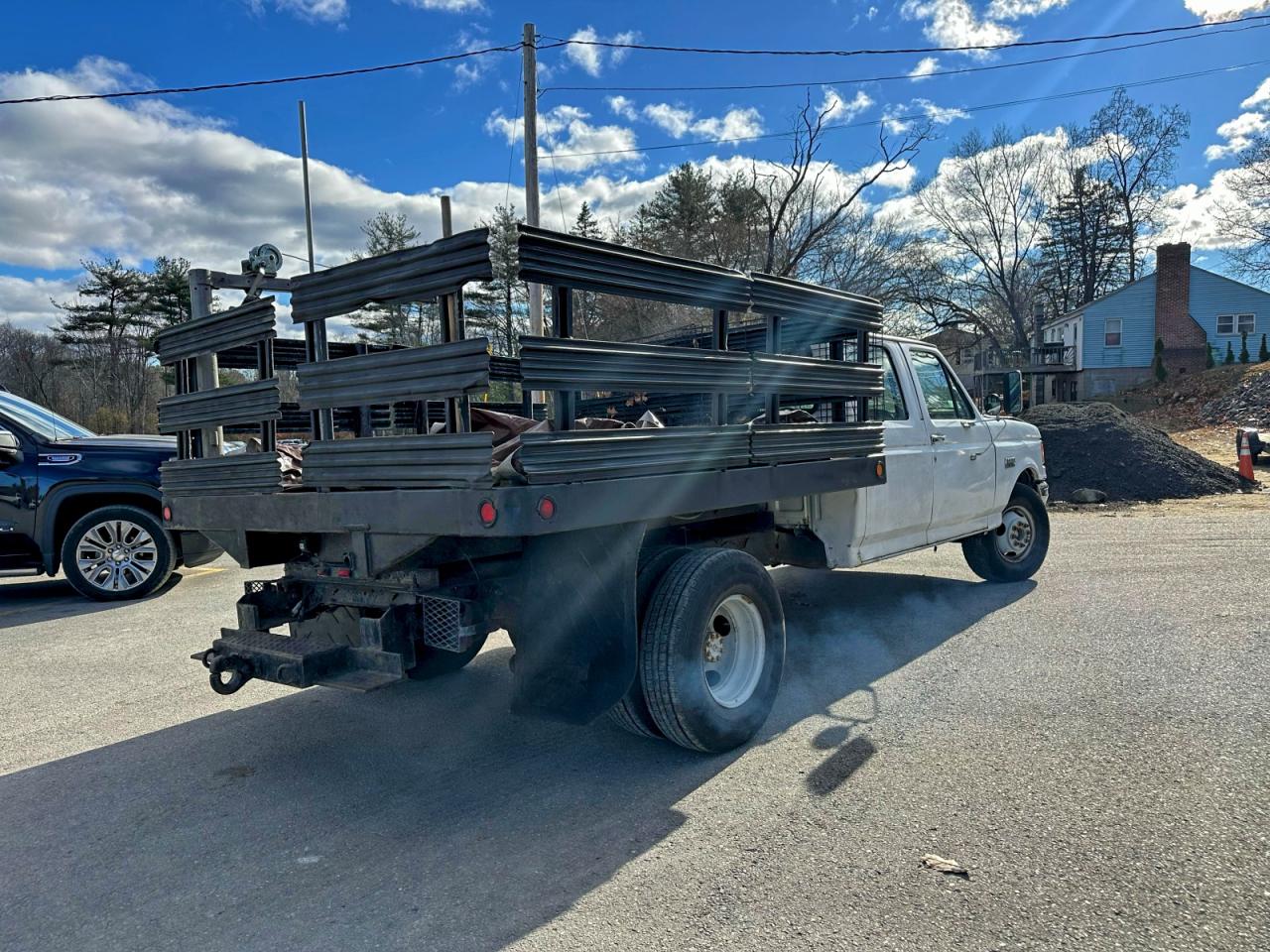 1989 Ford F350 White vin: 2FTJW35M1KCA47551