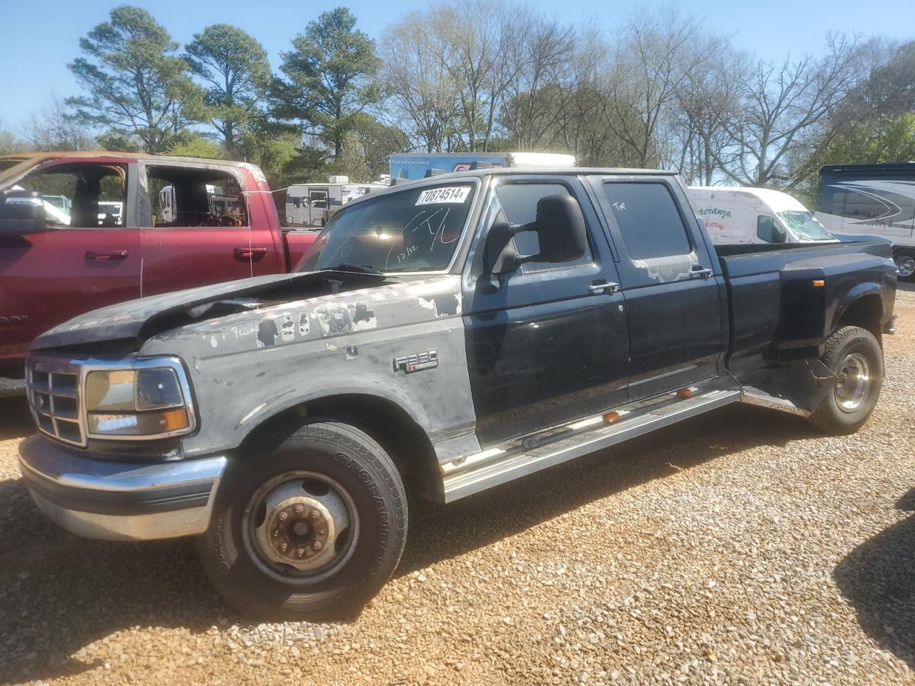 1993 Ford F350 Black vin: 2FTJW35M1PCB26578