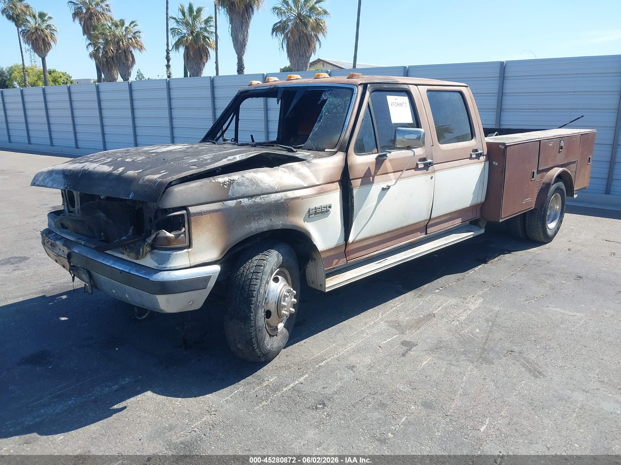 1991 Ford F350   Brown vin: 2FTJW35M7MCA19935