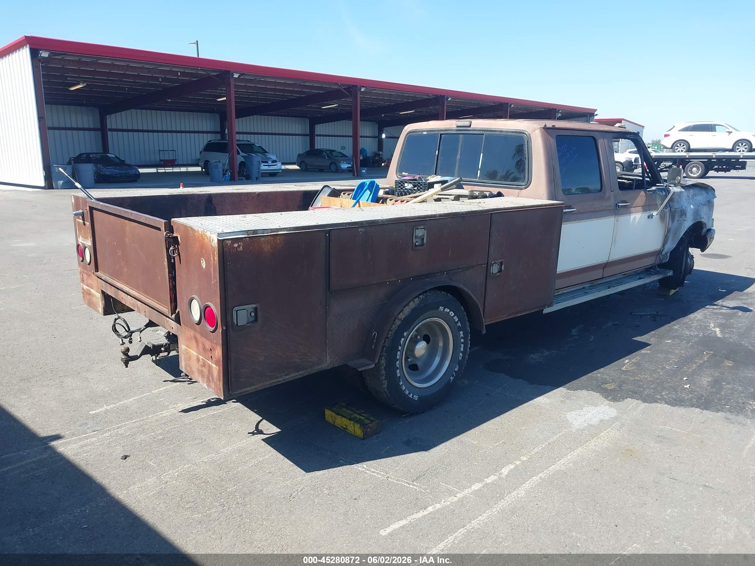 1991 Ford F350   Brown vin: 2FTJW35M7MCA19935