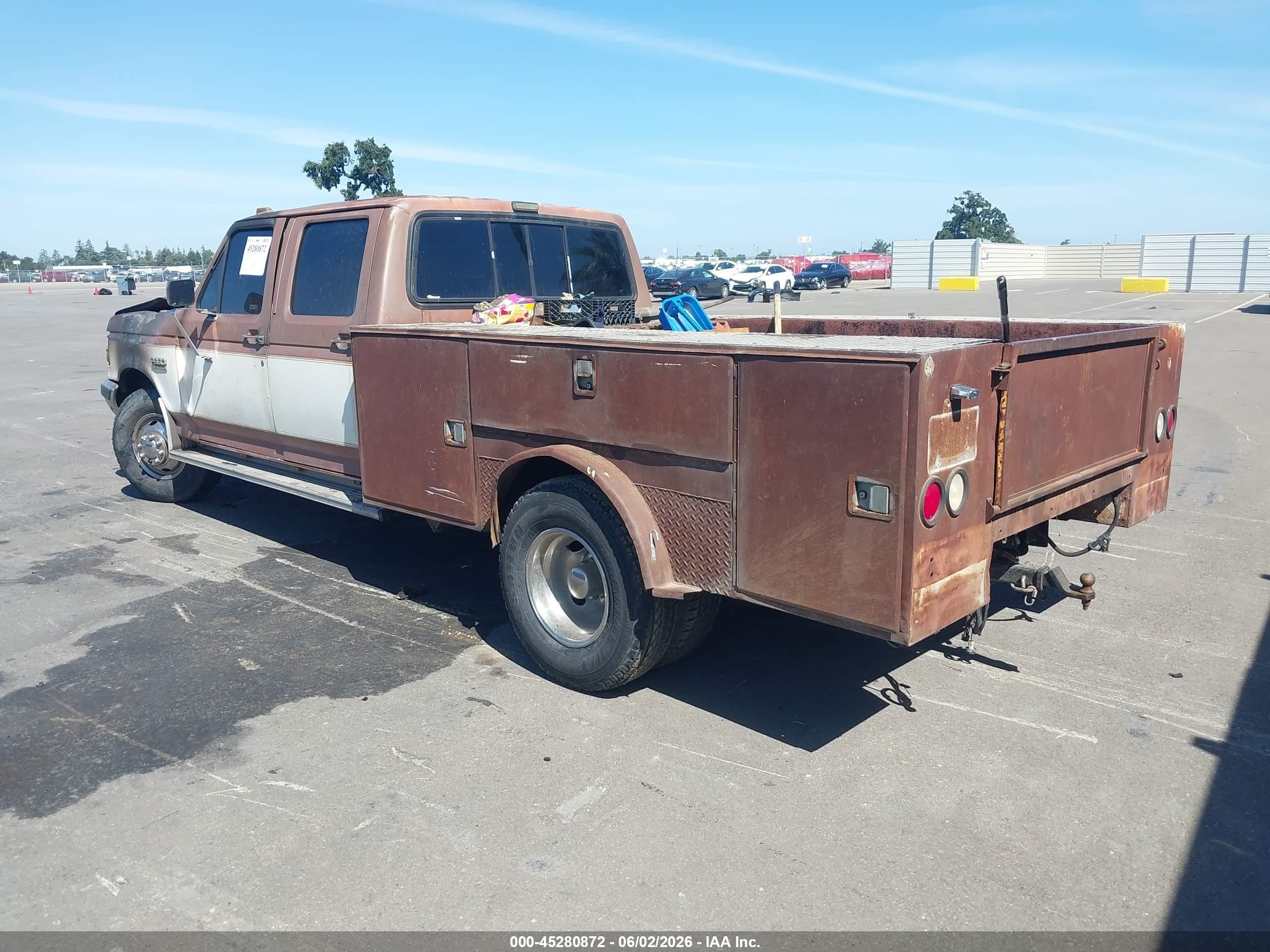 1991 Ford F350   Brown vin: 2FTJW35M7MCA19935