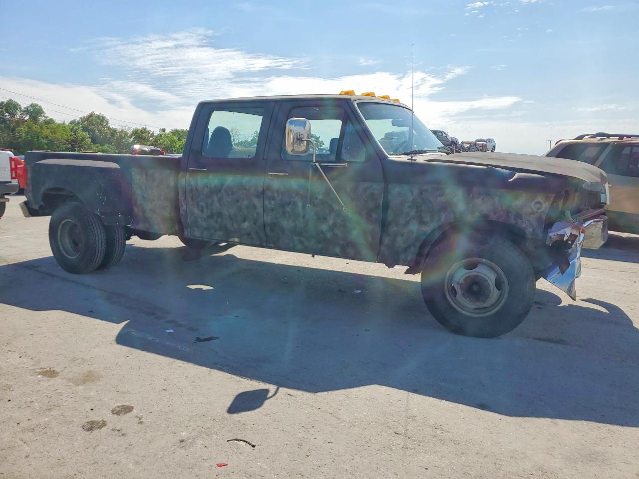 1993 Ford F350 Green vin: 2FTJW35M9PCB27543