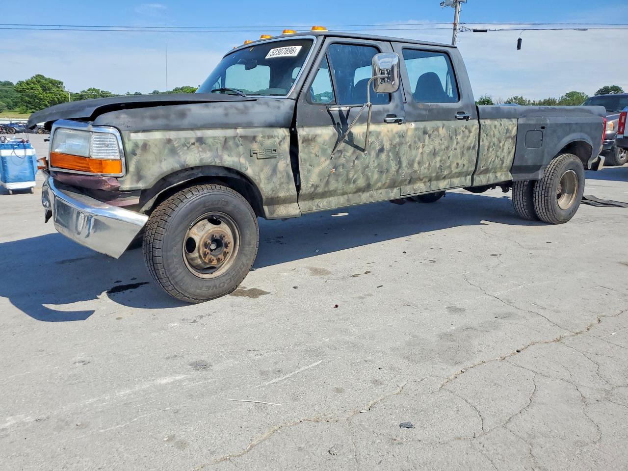 1993 Ford F350 Green vin: 2FTJW35M9PCB27543