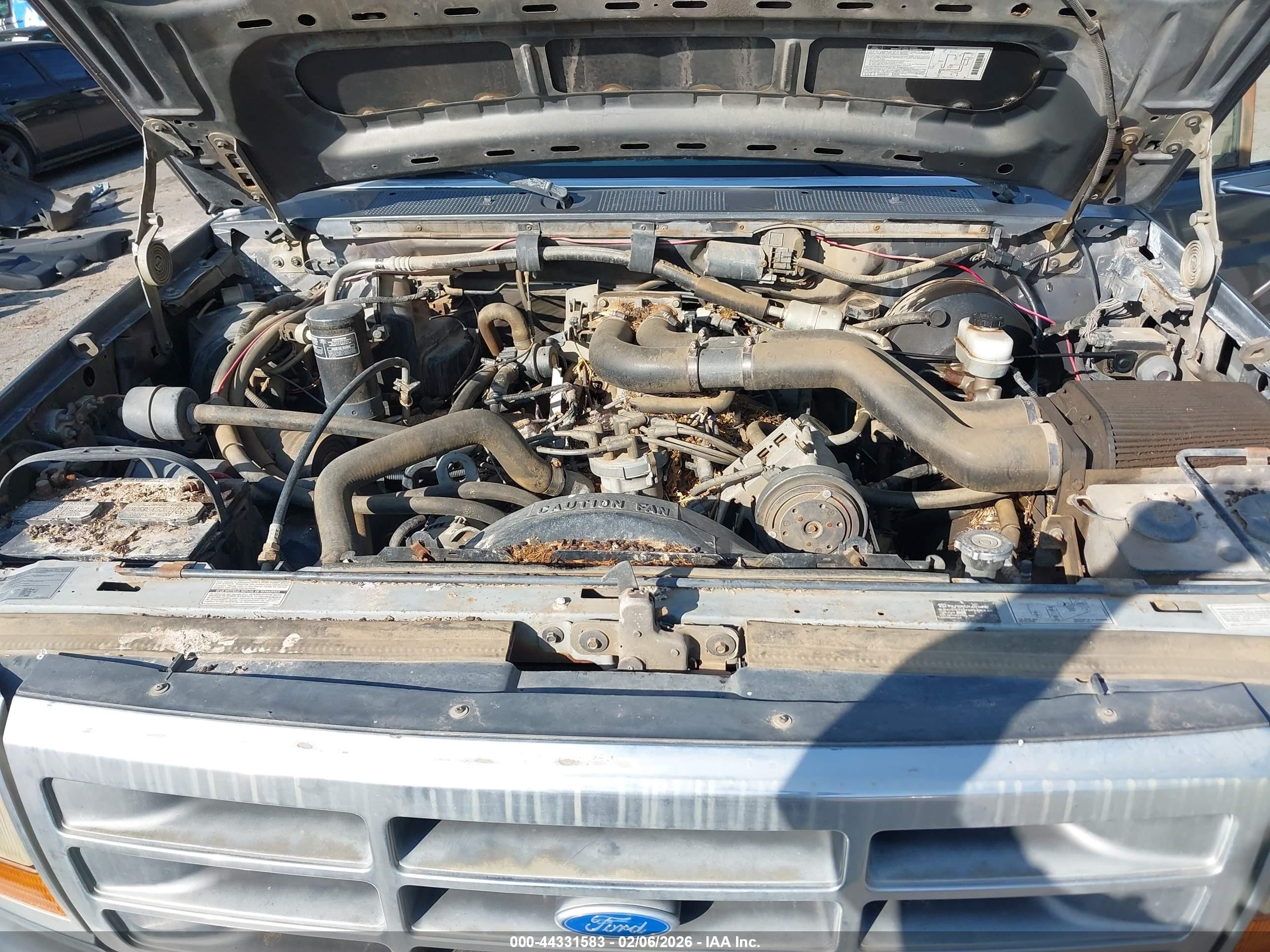 1993 Ford F350   Gray vin: 2FTJW36G0PCA47640