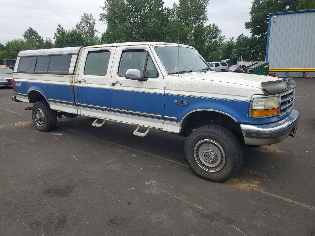 1992 Ford F350 Two Tone vin: 2FTJW36G4NCA67421