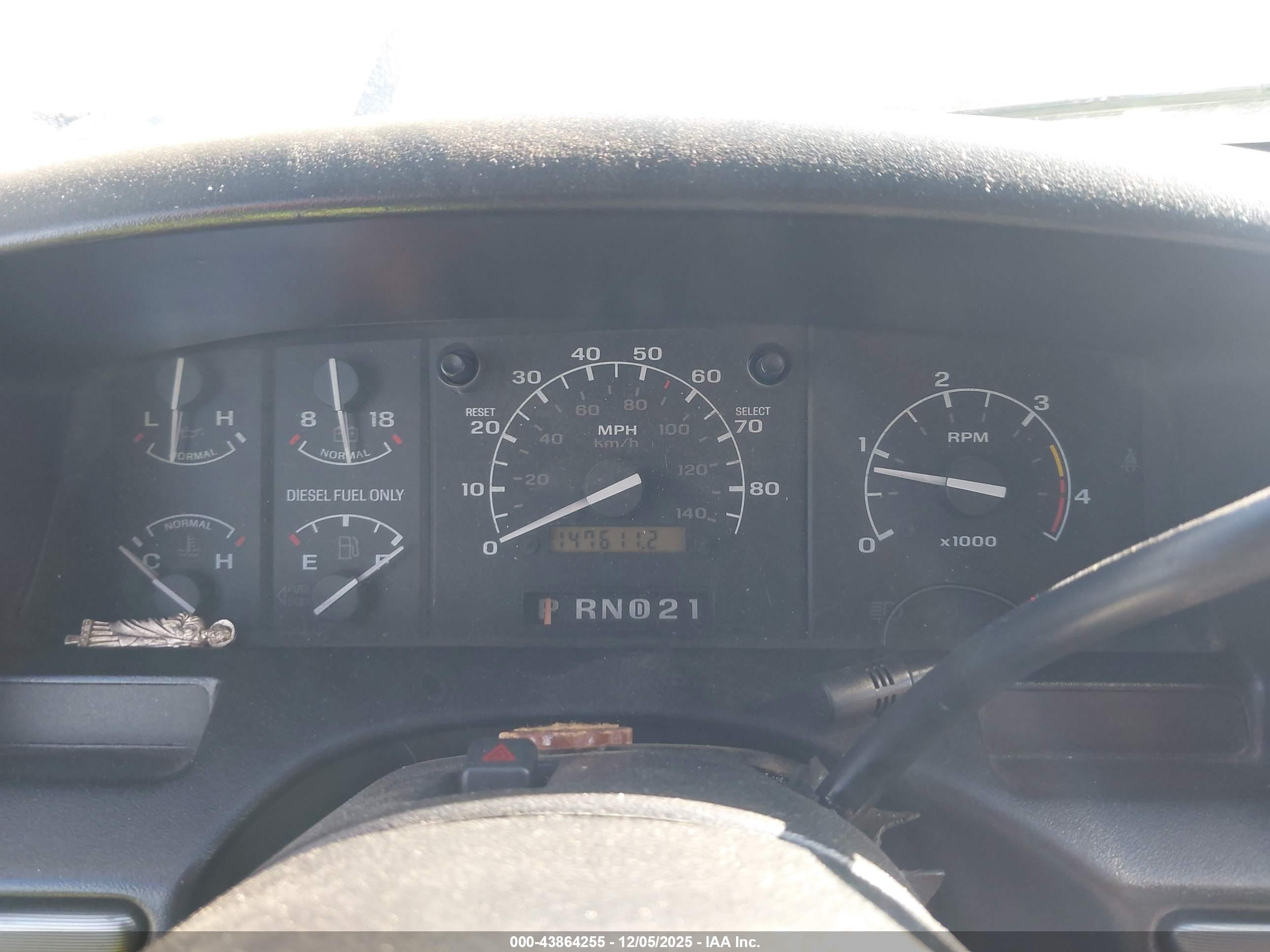 1993 Ford F350   Серый vin: 2FTJW36MXPCA62913