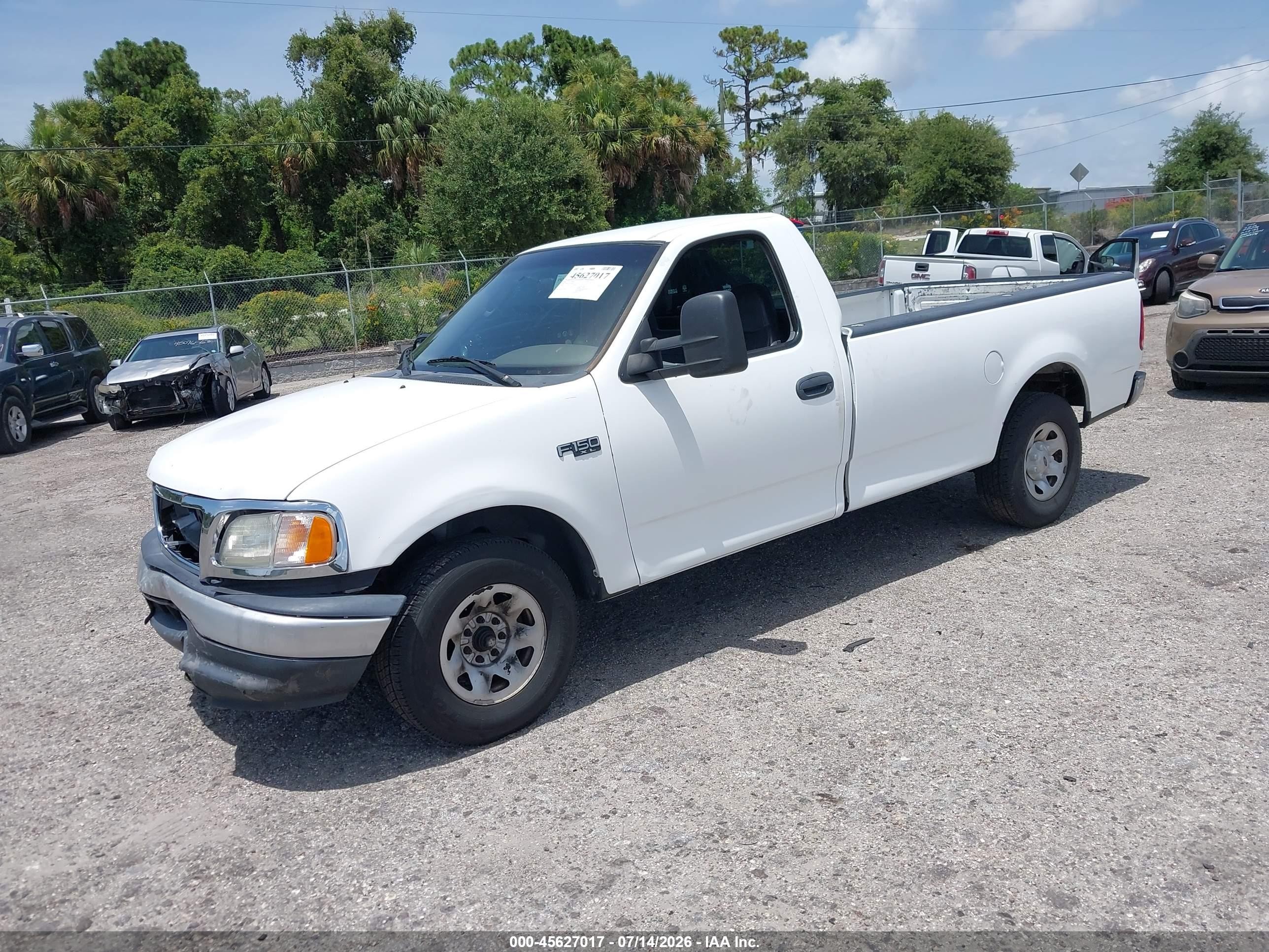 2003 Ford F-150 Xl/xlt White vin: 2FTPF17L93CA90524