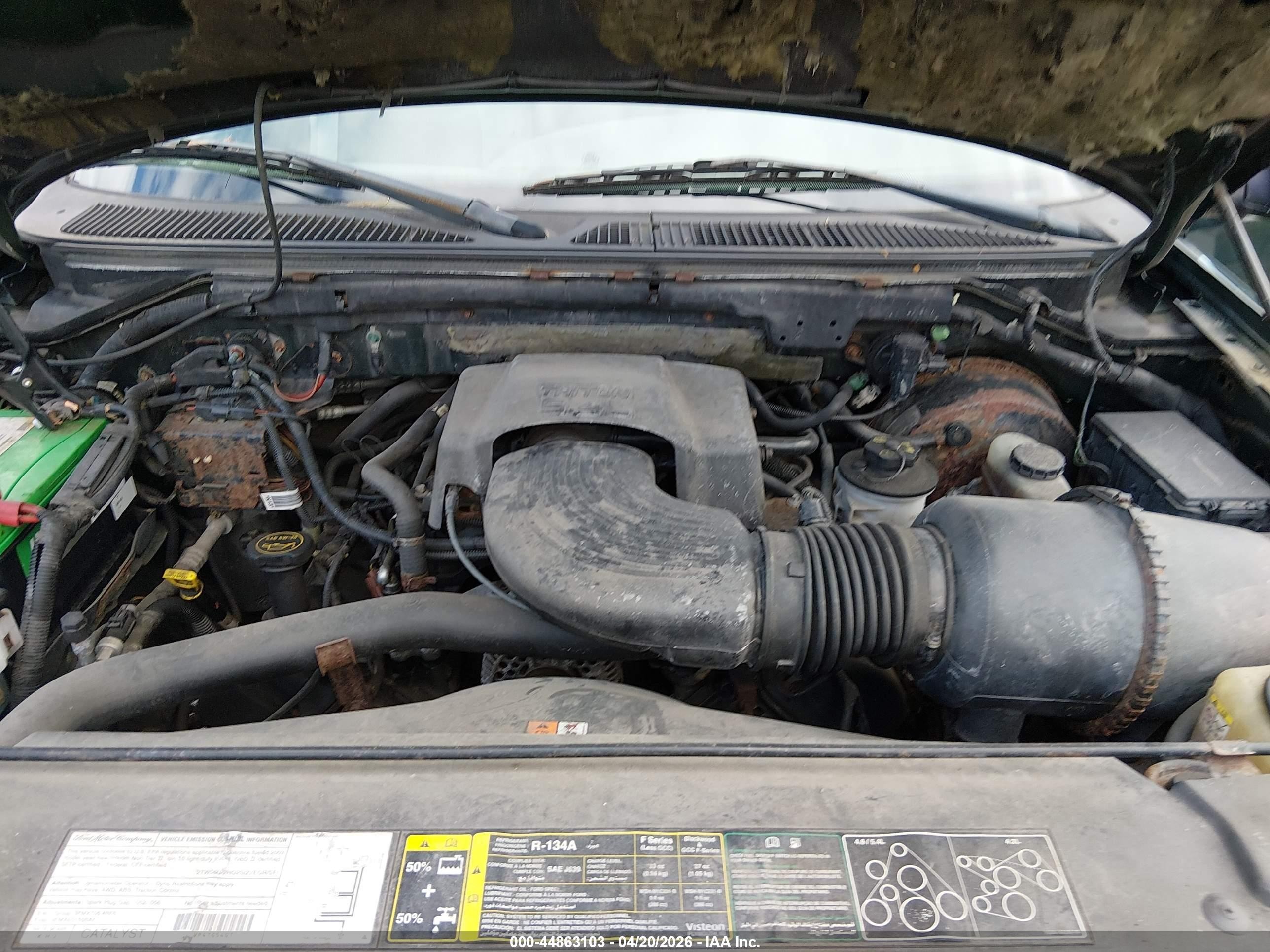 2003 Ford F-150 Lariat/xl/xlt Зеленый vin: 2FTPX18L53CA71805
